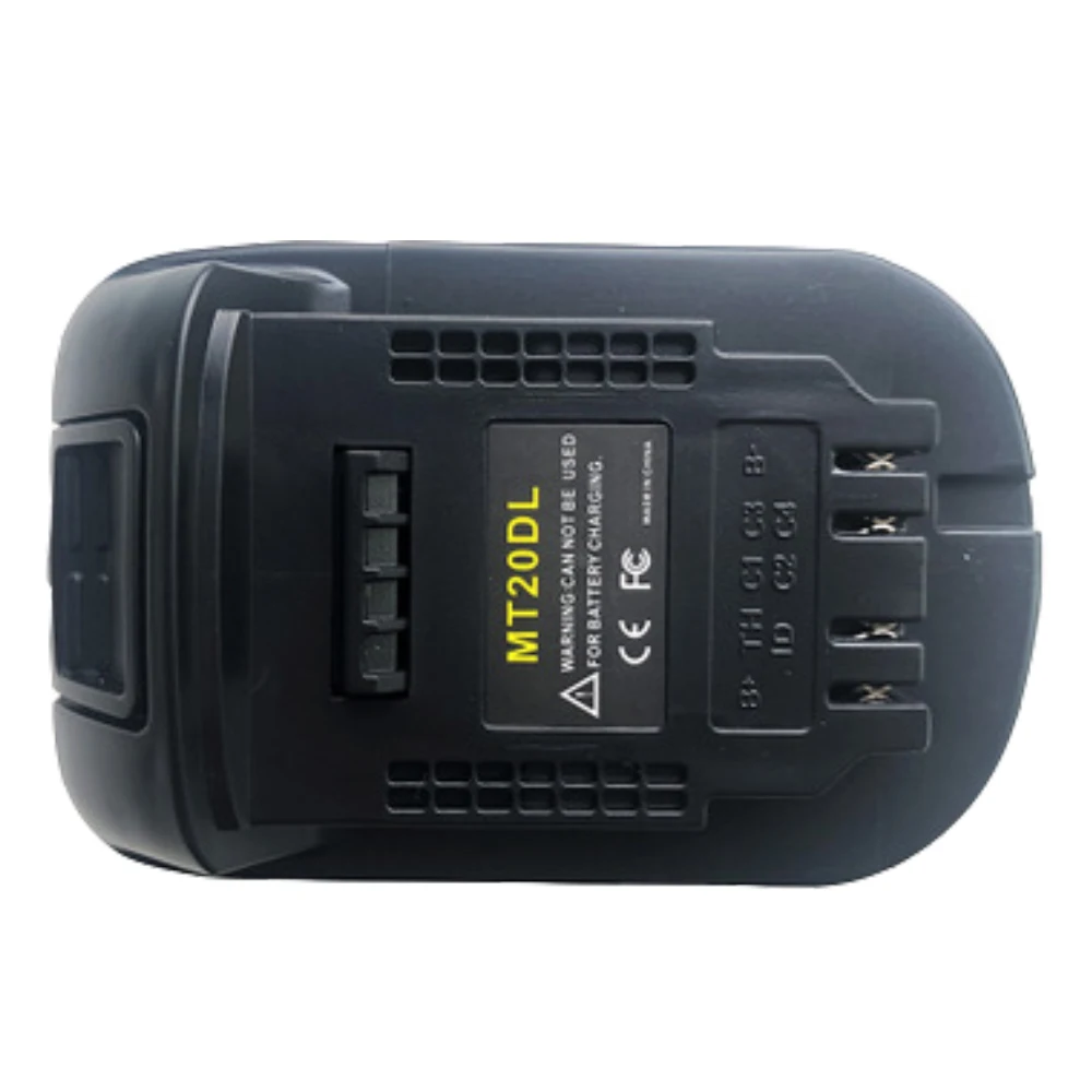 Адаптер аккумулятора MT20DL для Makita 18 в BL1830 BL1860 BL1815 литий ионная батарея Dewalt 20 DCB200