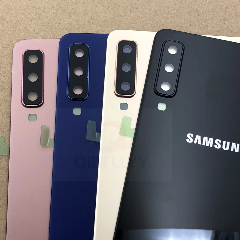 Задняя крышка аккумулятора для Samsung Galaxy A7 2018 A750F сменные детали корпуса двери +