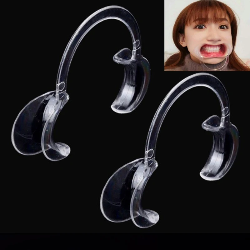 50 Pcs Dental Material Orthodontic C Type Transparent Tooth Intraoral Lip Cheek Retractor Mouth Opener | Красота и здоровье