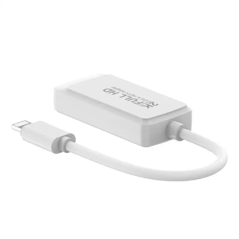 MLLSE 2 к Lightning AV адаптер для iPhone интерфейс 8 булавки HDMI цифровой конвертер Apple |
