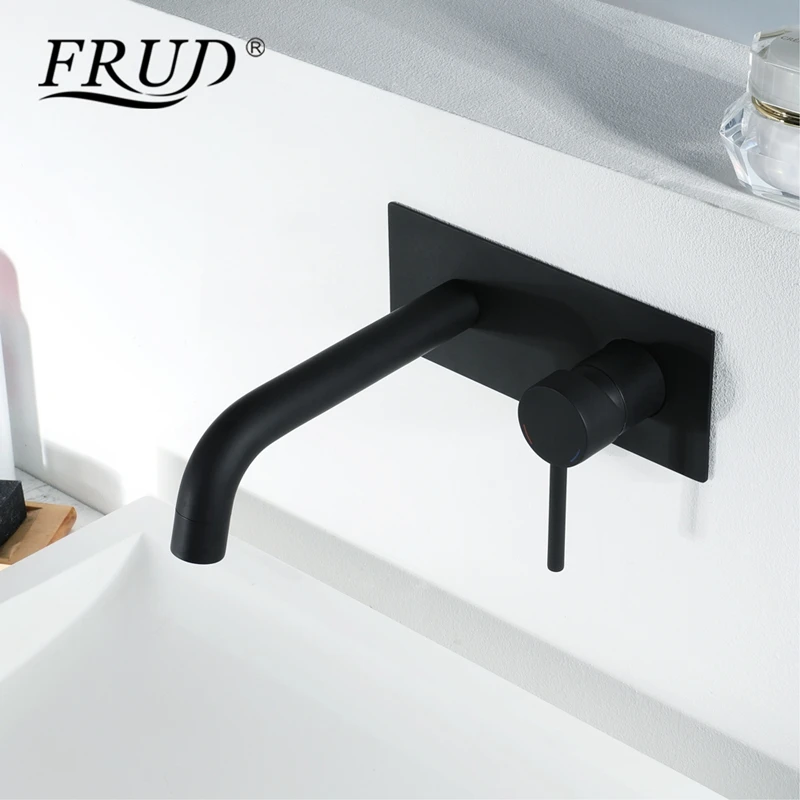 Смеситель для раковины Frud Y10168 однорычажный Матовый кран ванной комнаты