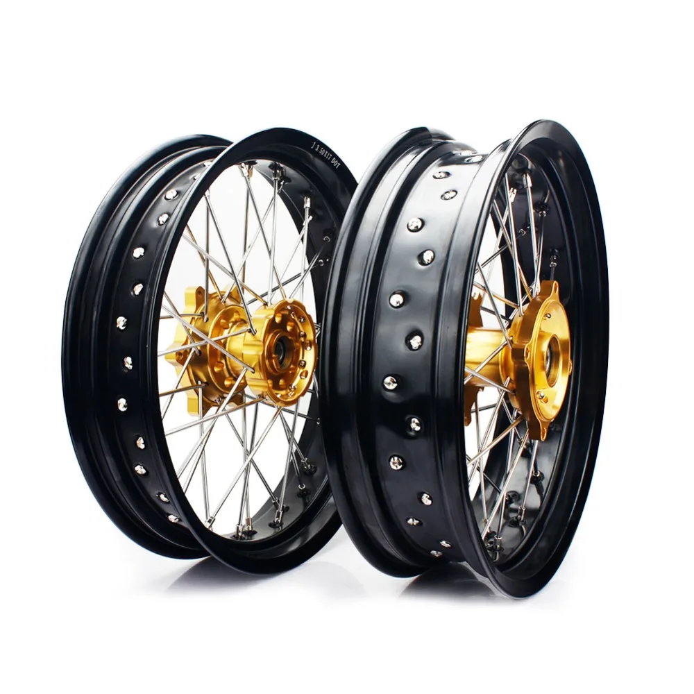 BIKINGBOY для SUZUKI DR650SE 96 97 98 99 00 01 02 03 04 16 15 14 13 Supermoto 17*3 5 17*4 25 Передние Задние колесные