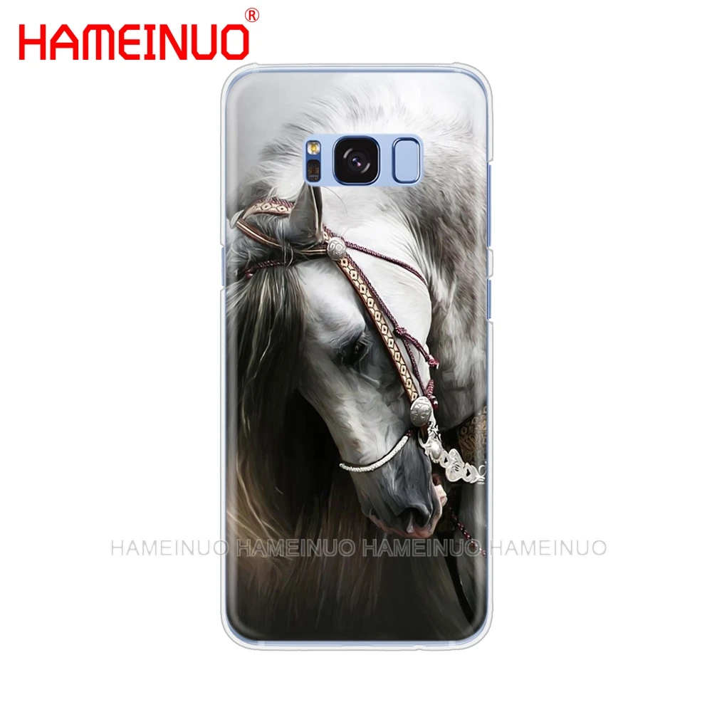 HAMEINUO художественный Чехол для мобильного телефона с рисунком лошади для samsung Galaxy S9 S7 edge PLUS S8 S6 S5 S4 S3 MINI - Цвет: 90732