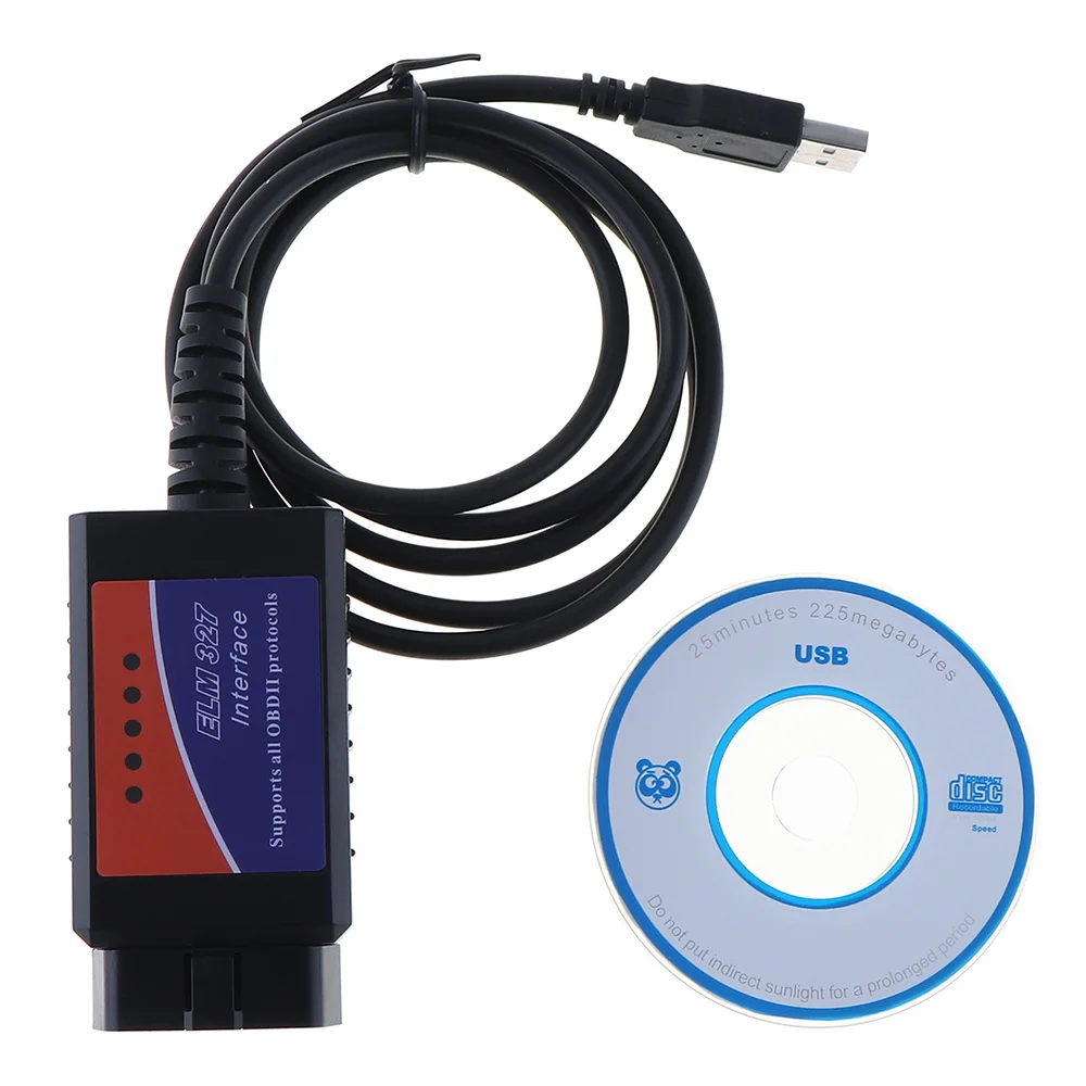 Подходит для ELM327 V1.5 obd2 USB Сканер automotivo автомобильный диагностический инструмент OBD 2 escaner automotriz vag com считыватель кодов ошибок