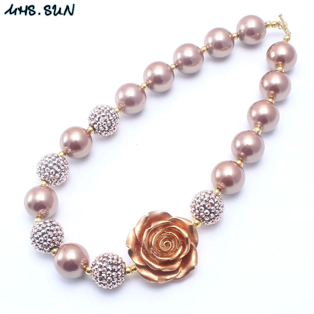 Служба. Защита от солнца Модный золотой цветочный ребенок дети ожерелья из