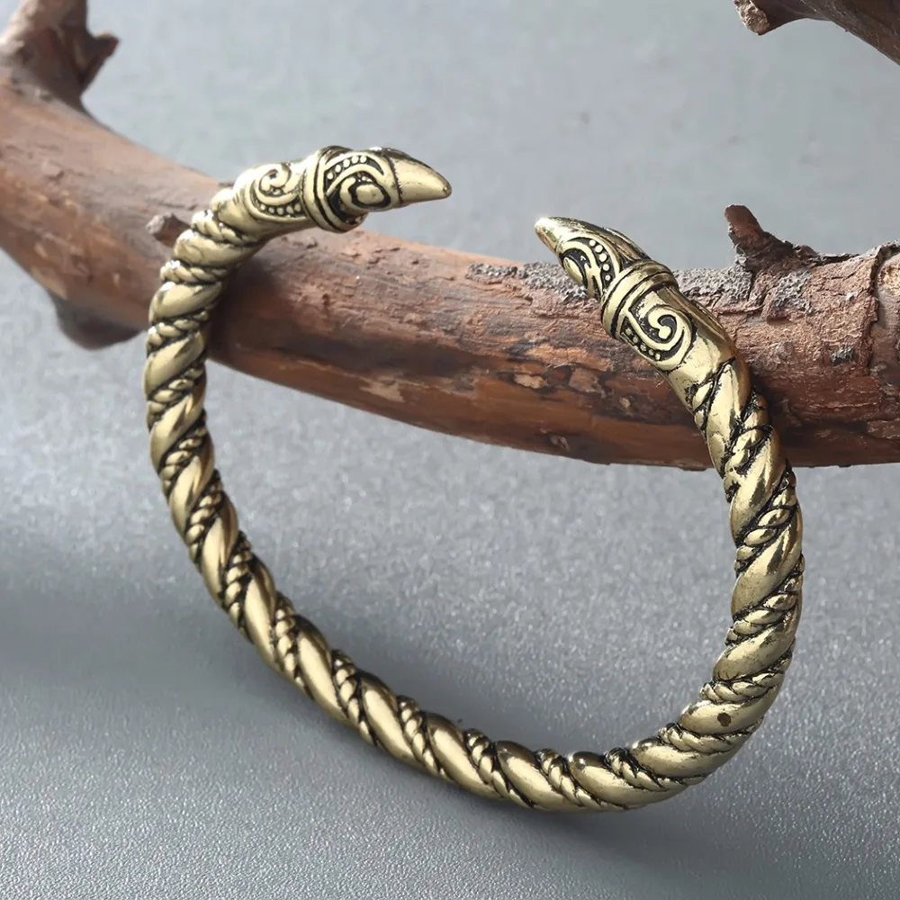 Viking браслет для мужчин индийский религиозное Ювелирное Украшение Nordic Готический