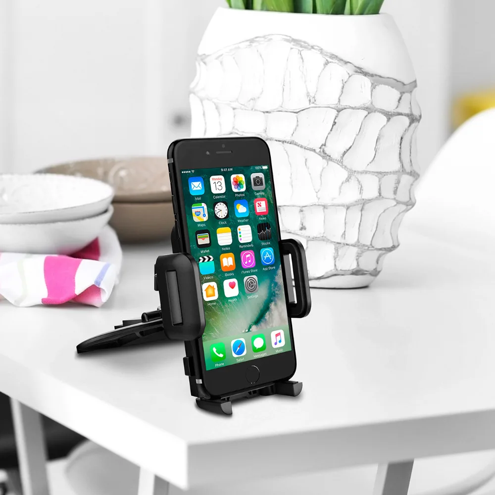 Автомобильный держатель Mpow MCM3 универсальный для CD дисков подставка iPhone X/8/8 Plus/7/7