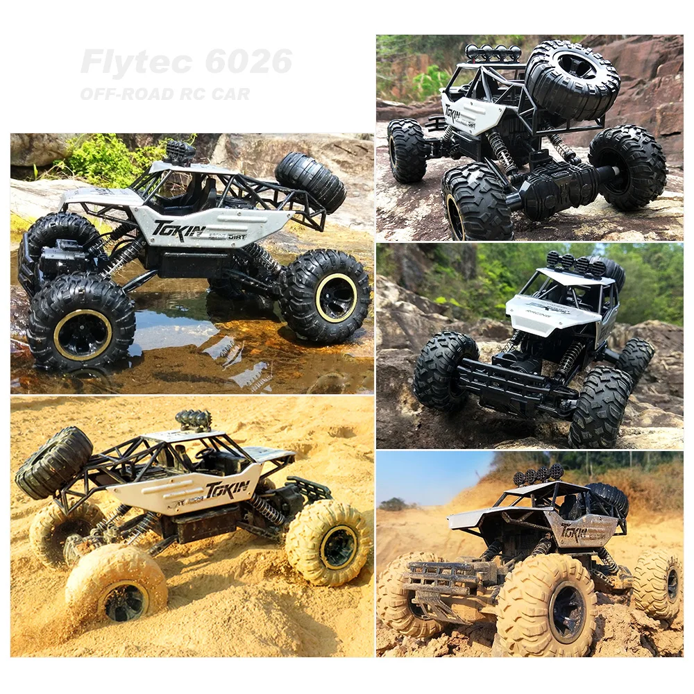 Flytec 6026 RC Car 1/12 2 4G металлическая машина из сплава корпус Рок Гусеничный