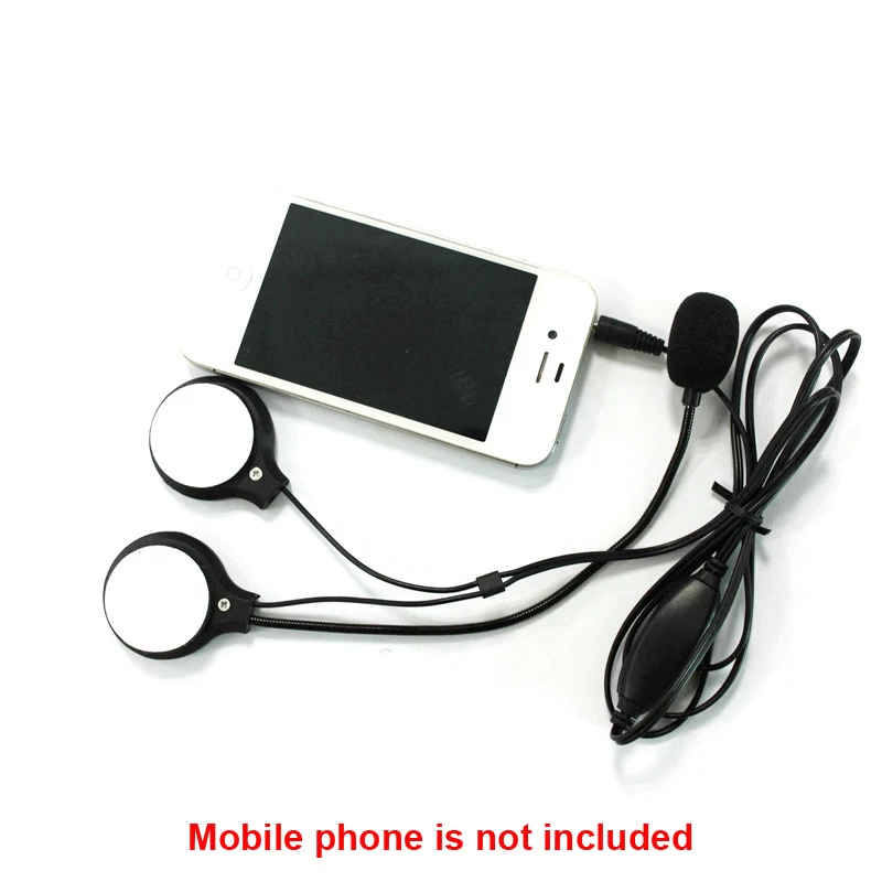 

3.5mm Jack-plug Moto Motorbike Motorcycle Stereo Earphone Headset Sport Microphone For MP3 MP4 GPS Phone Music Device