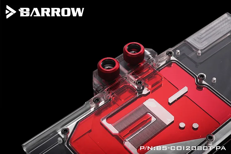 Барроу полное покрытие GPU водяной блок для красочного iGame RTX 2070 2080 Ti Vulcan X OC Aurora материнская плата синхронизация AURA BS-COI2080T-PA