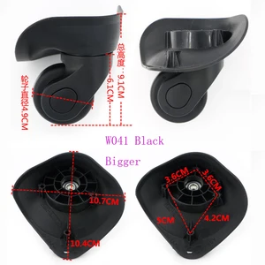 Сменные детали для багажа gugulудза, 1 пара, аксессуары для чемоданов, сменная тележка для багажа, левый и правый колеса