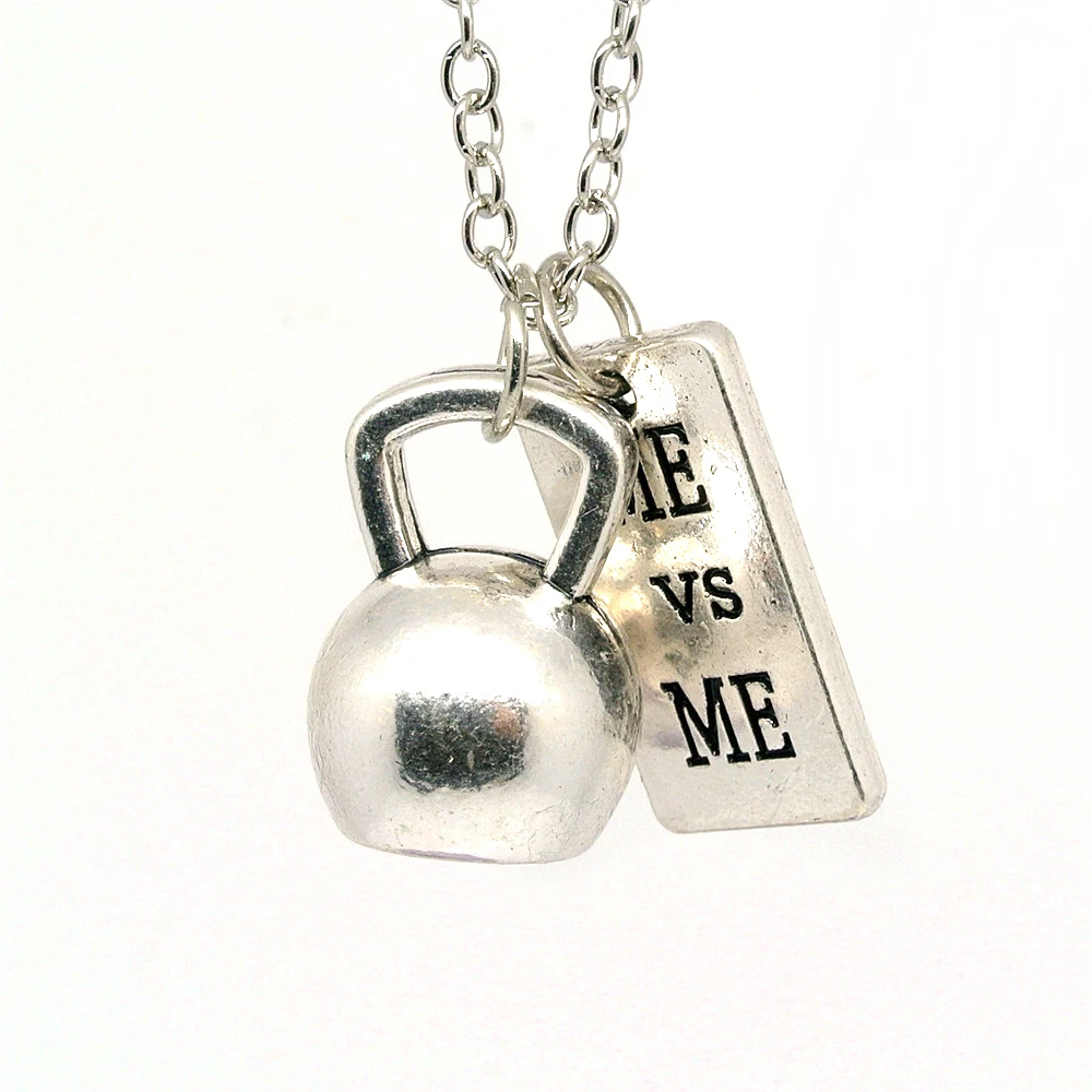 Ювелирные изделия для фитнеса от лучшего друга серебряная Гиря гантели