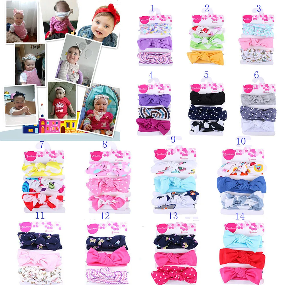 3 шт. Детская повязка на голову с цветочным рисунком для девочек детские