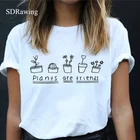 Футболка женская хлопковая с надписью растения друзья