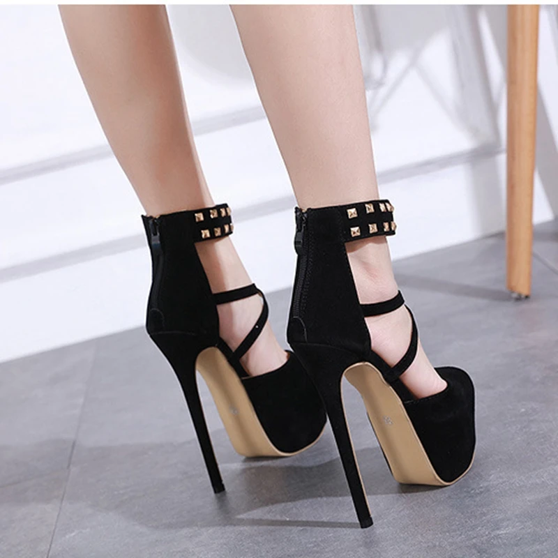 2019 новые женские босоножки с заклепками туфли лодочки для клубов вечеринок