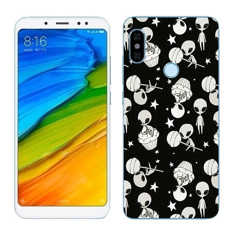 Чехол силиконовый для Redmi Note 5 Pro 64 ГБ 99 дюйма|Бамперы| |