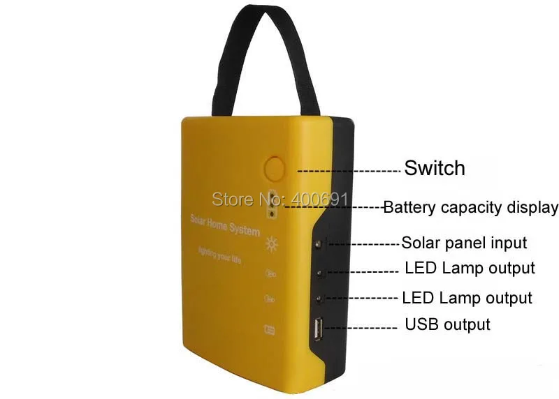 3 Вт система солнечной энергии портативный солнечный генератор для