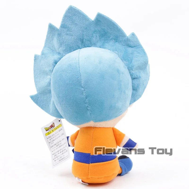 Аниме мультфильм Dragon Ball Z Супер Saiyan Бог SS Буле волос Сон Гоку Gokou Плюшевые игрушки Мягкая кукла 31 см