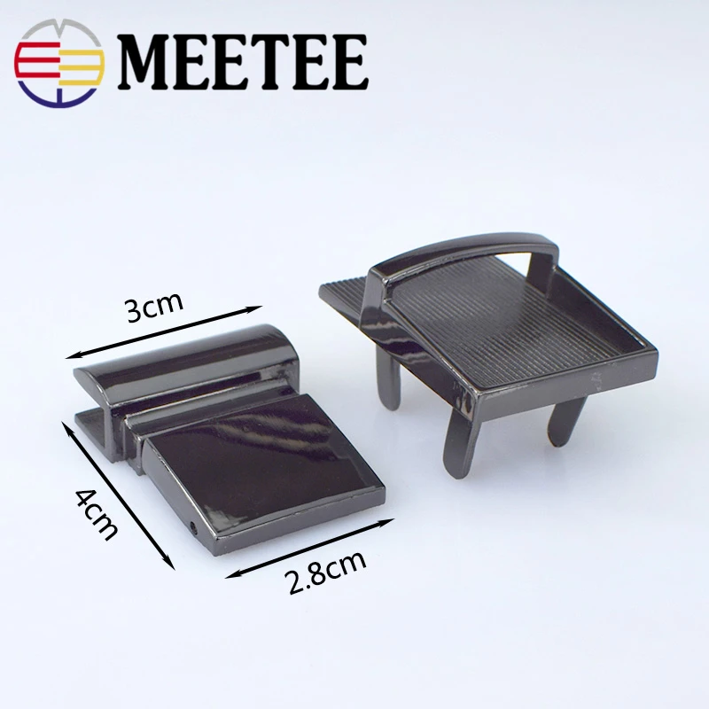 2шт Meetee сумки Поворотные аксессуары для замков металлическая закрутка