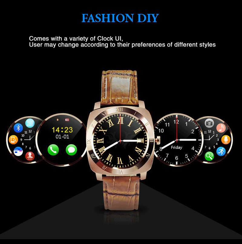 X3 Смарт часы Шагомер фитнес часы камера SIM карты Smartwatch телефон Mp3 плеер человек для IOS Android Watchphone PK U8 DZ09