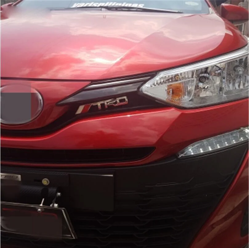 Автомобильный бампер головной светильник Yaris Дневной 2017 ~ 2019y туман светодиодный