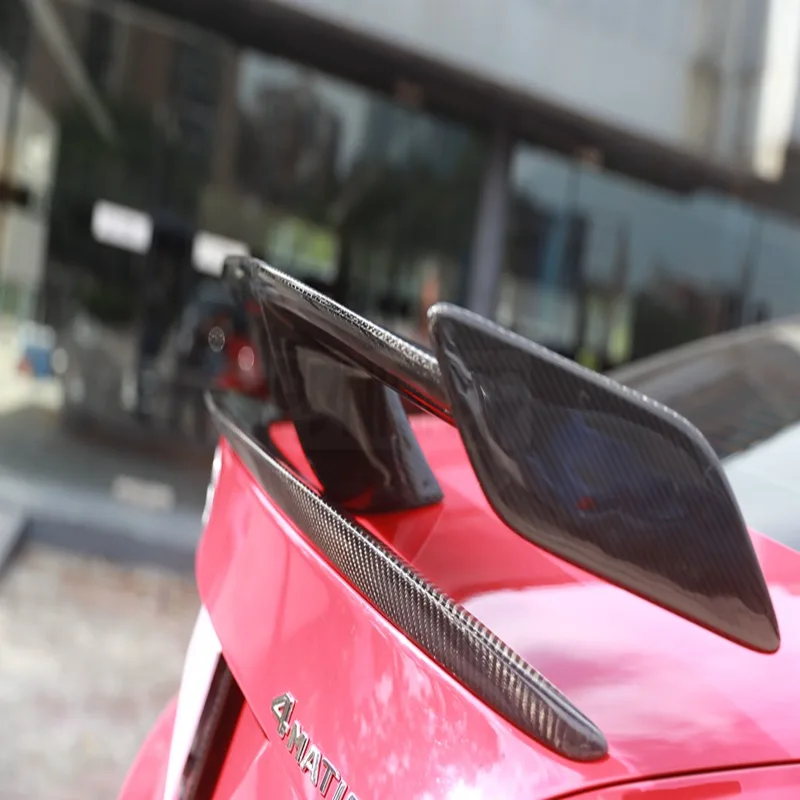 Для Mercedes-Benz 13-17 W117 CLA Class CLA180 CLA200 CLA45 AMG R Sport Carbon Fiber Surface GT TOP спойлер на задний