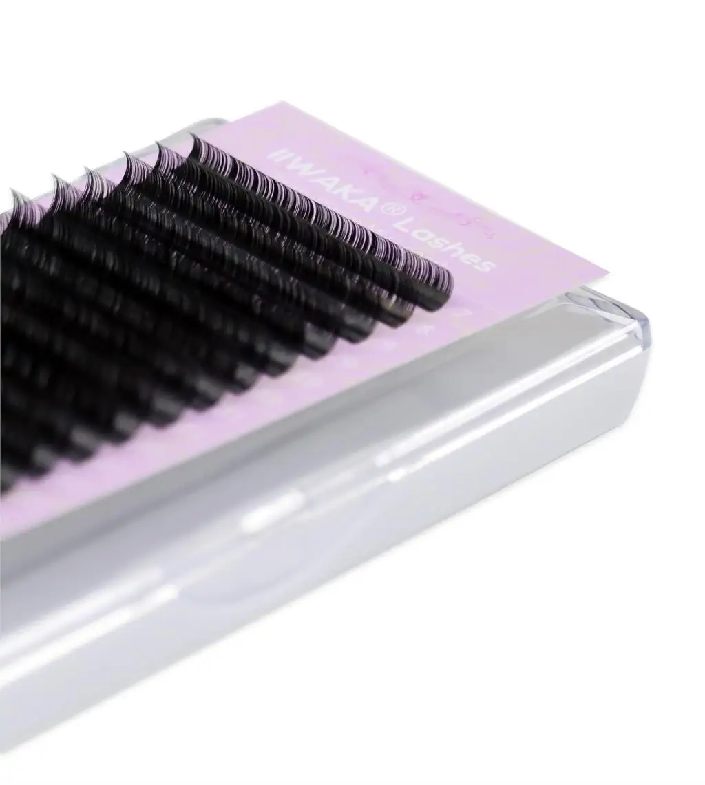 IIWAKA ресницы премиум наращивание шелковых ресниц индивидуальные накладные