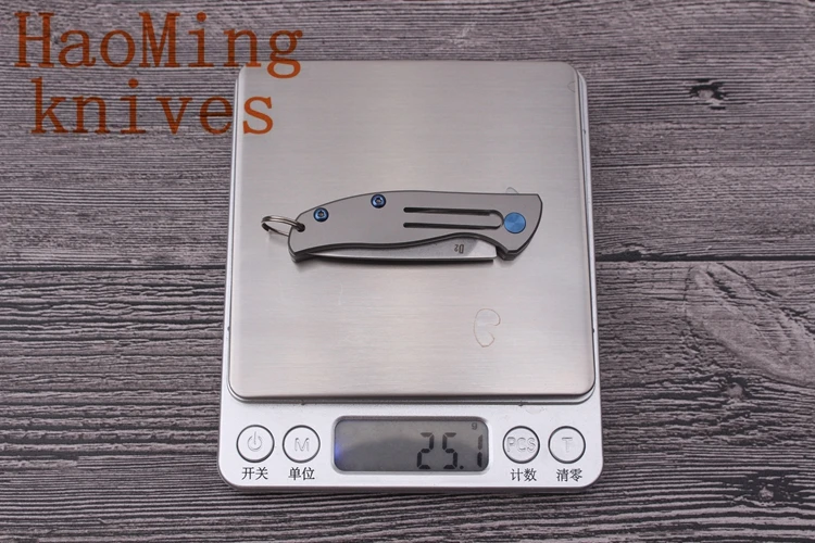 Мини брелок на цепочке складных ножей для улицы охоты кемпинга EDC инструменты D2