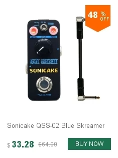 Sonicake гитарные эффекты Педальный переключатель Топпер алюминиевый сплав крышка красочные 5 Pc Бамперы