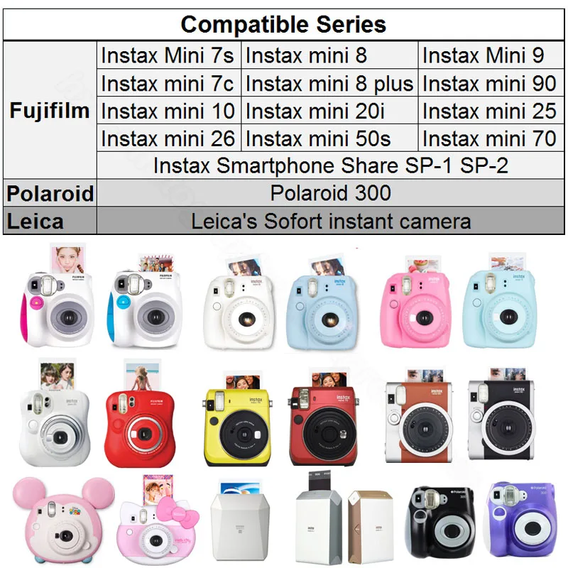 Fuji Fujifilm Instax Mini 9 пленка 50 листов фотобумага с белыми краями для 8 7s 90 25 55 Share Liplay SP-2 SP1