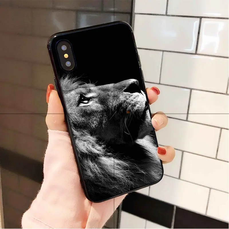 A12 Babaite животные Лев DIY Роскошный Высокий протектор на конце чехол для Apple iPhone 8 7 6 6S Plus X XS MAX 5 5S SE XR Чехол для мобильного телефона - Цвет: A12