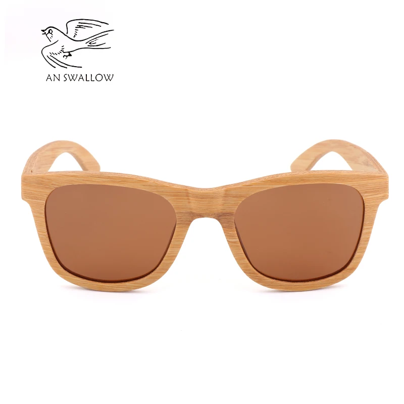 Bois de bambou винтажный качественный la main luneettes soleil cadre en fait à Los Hombres|Мужские