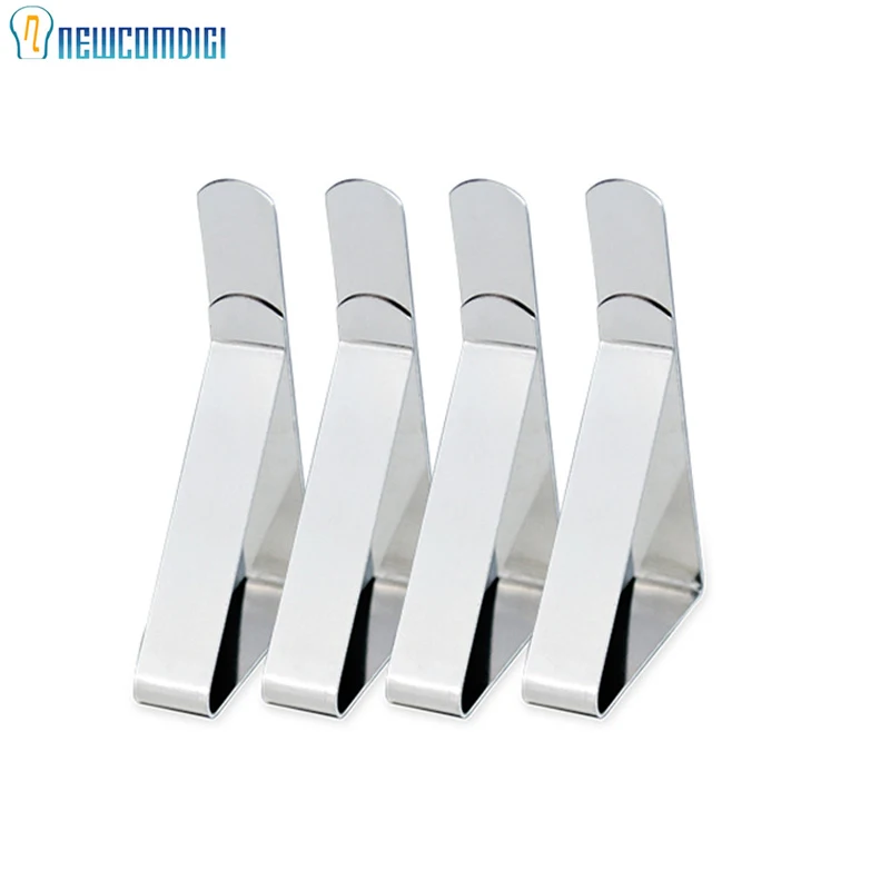 4 шт. скатерти для стола из нержавеющей стали зажимы Держатель Зажимы скатертей