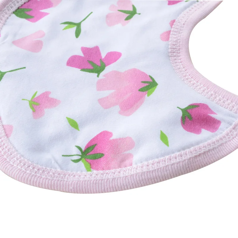 Цвет случайный Детские нагрудник с милыми рисунками для вытирания слюней