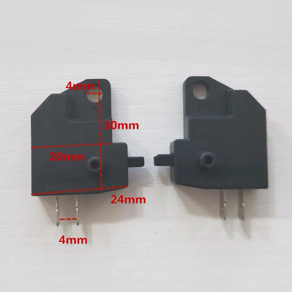 Черный Передний стоп светильник для мотоцикла 2 шт. переключатель Honda CBR600 VFR800 VT1100