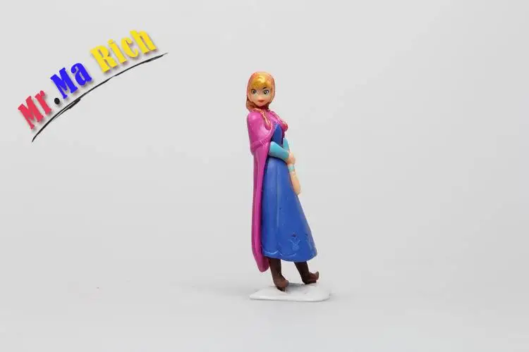 6 шт./компл. аниме игрушки для детей Снежная королева Анна Эльза Фигурки Кристофф