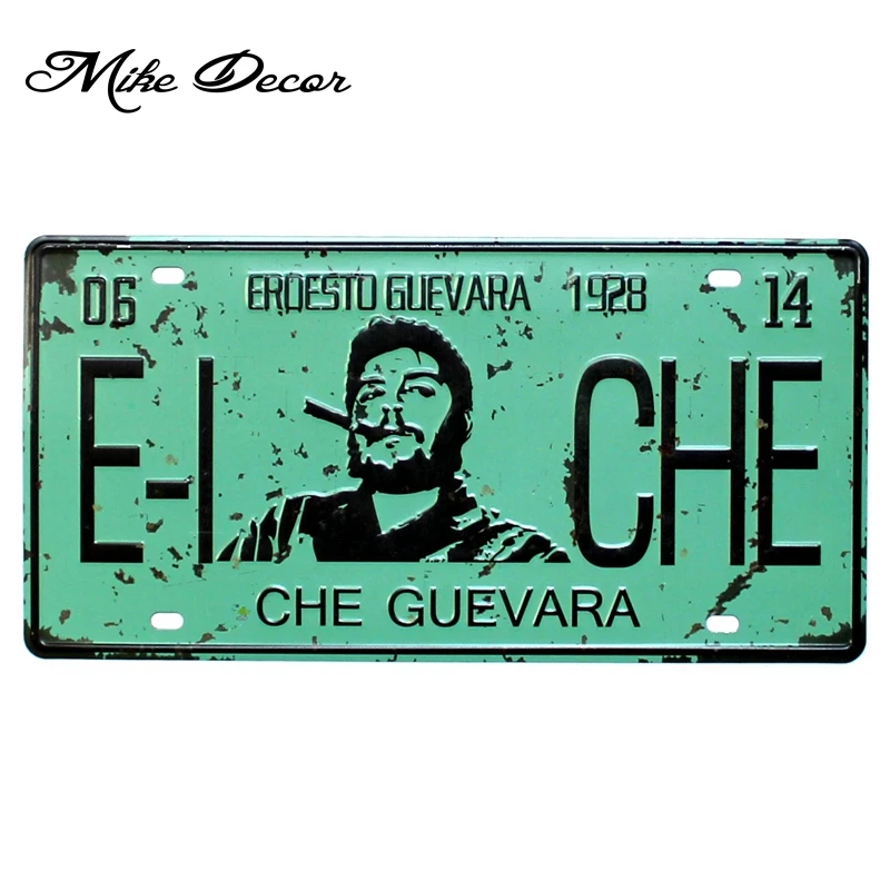 [Mike86] CHE Guevara 1928 жестяная вывеска винтажный подарок крафт настенная доска Декор