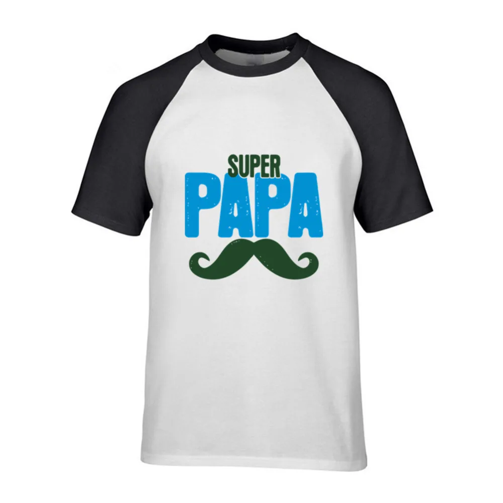 Супер папа футболки мужские дешевые Camisetas отец подарок короткий рукав одежда для