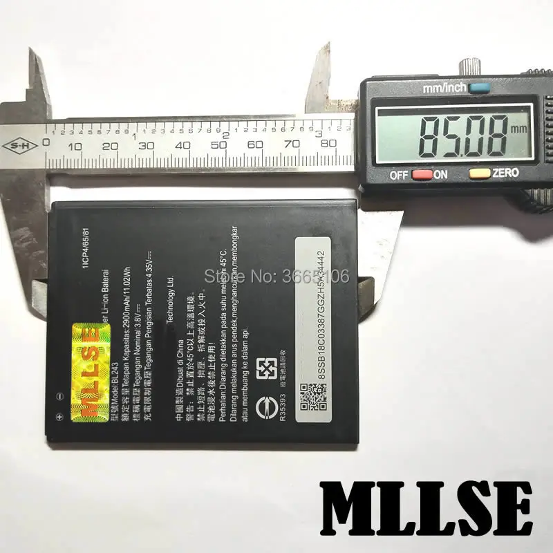 BL243 Батарея для lenovo K3 Примечание K50 T5 A7000 A5500 A5600 A7600 3000 mAh батареи код отслеживания