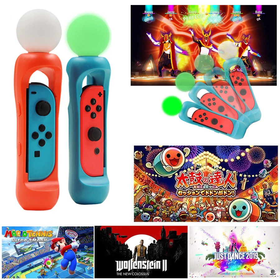 2 шт. Somatosensory Switch держатель контроллера для Nintendo switch NS Joy con игровые