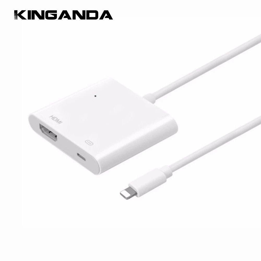Вспышка для освещения Lightning/HDMI цифровой AV ТВ адаптер кабель аудио видео HDTV HD 1080P