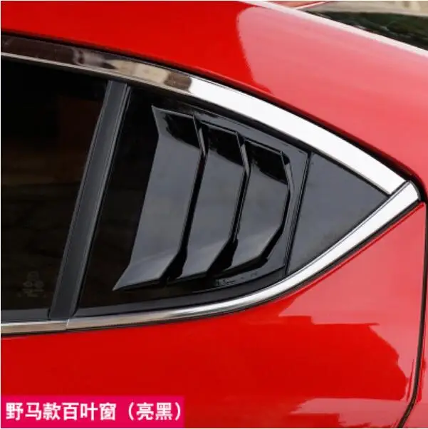 2 шт. оконные жалюзи из АБС-пластика для MAZDA 3 M3 Axela Sedan &amp hatchback 2014-2018 | Автомобили и
