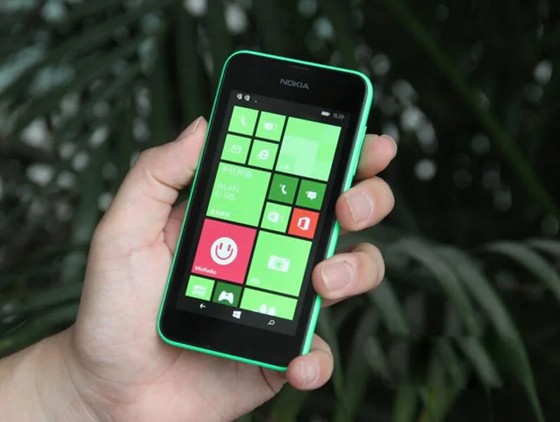 Оригинальный разблокированный телефон Nokia Lumia 530 4 ядра Гб ПЗУ 512 МБ камера 5 Мп 3G Wi-Fi