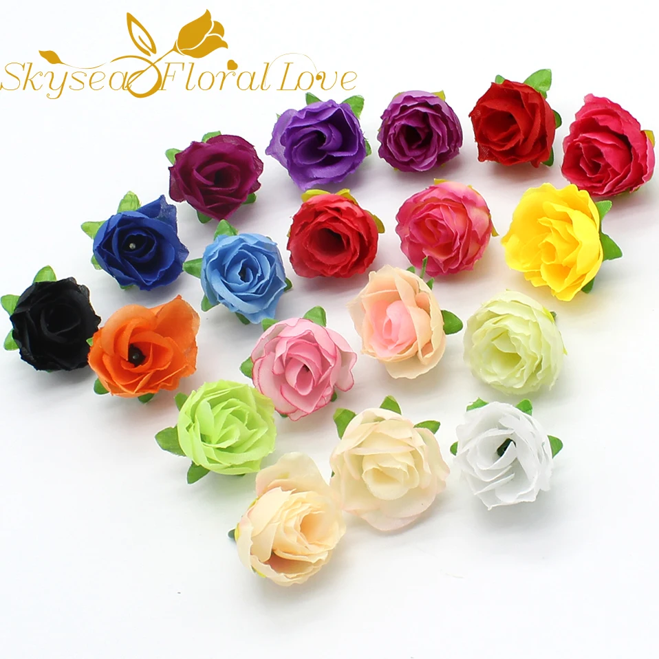 Diy ручной работы корсаж искусственный цветок головы Шелковый бутоньерка