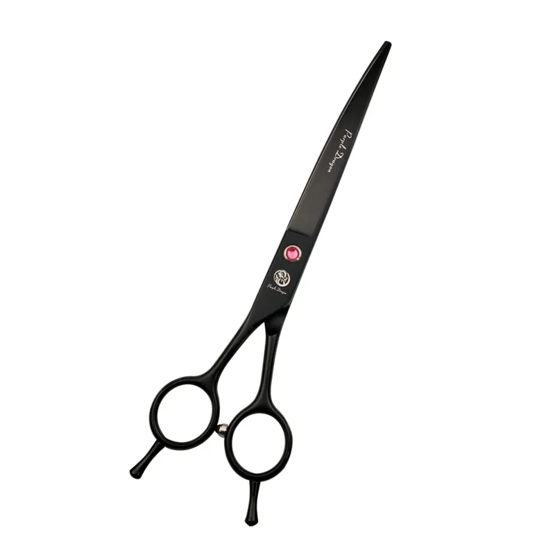 Фиолетовый дракон профессиональный 7 дюймов левшей собака Уход Ножницы для