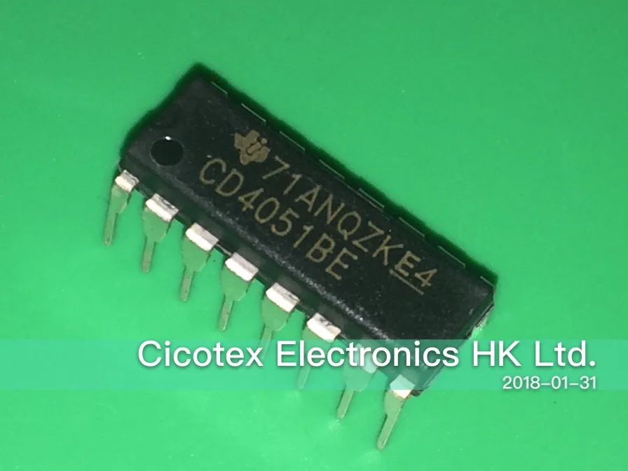 20 шт./лот cd4051ple4 DIP16 IC MUX DEMUX 8X1 16DIP CD4051BE CD40518E | Обустройство дома
