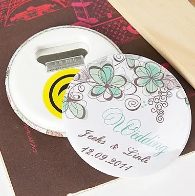 Free Shipping 100 Personalized Wedding Favors And Gifts Wine Opener & Fridge Magnet For Guests Souvenirs|magnet and stainless steel|magnet footmagnet