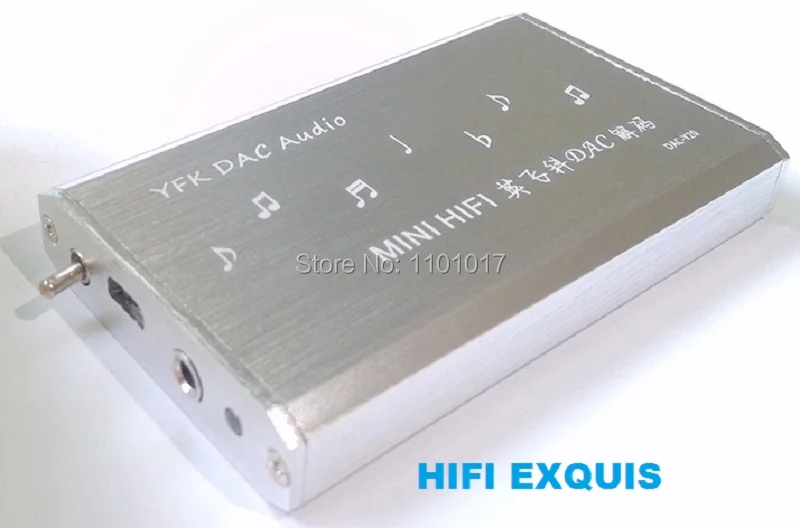 Hi Fi EXQUIS YEK PCM2706 DAC TDA1305 Декодер Усилитель для ноутбука ПК USB звуковая карта
