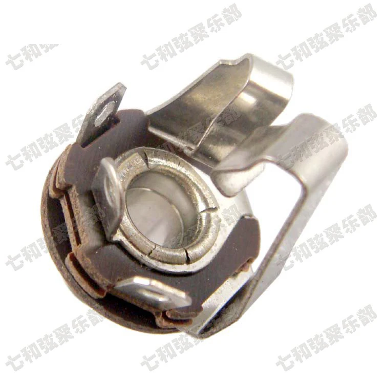 2 предмета хромированной латуни рот 1/4 &quotстерео джек Вход розетка для