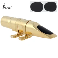 slade professional gold plated metal tenor saxophone mouthpiece 8 for jazz music